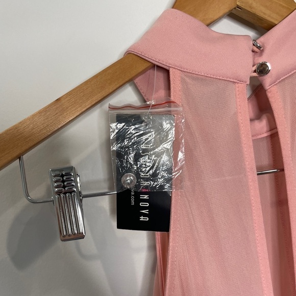 Fashion Nova Blush Sleeveless Midi Dress - Picture 4 of 9